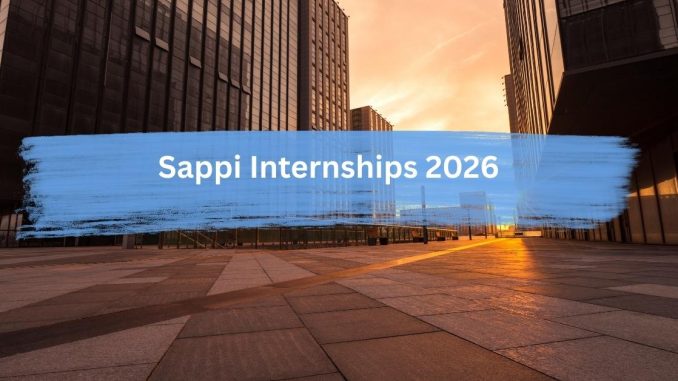Sappi internships graduate programme South Africa