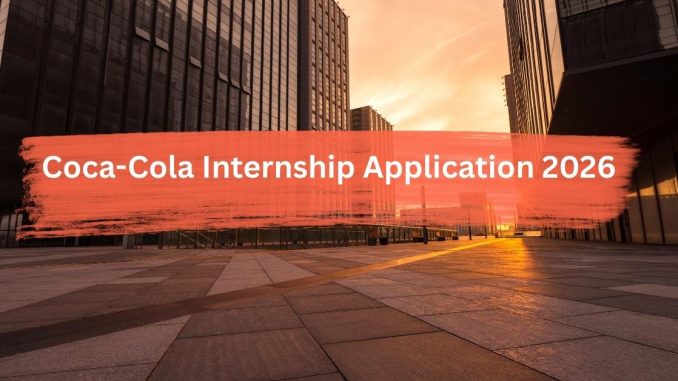 Coca-Cola internship engineering manufacturing plant