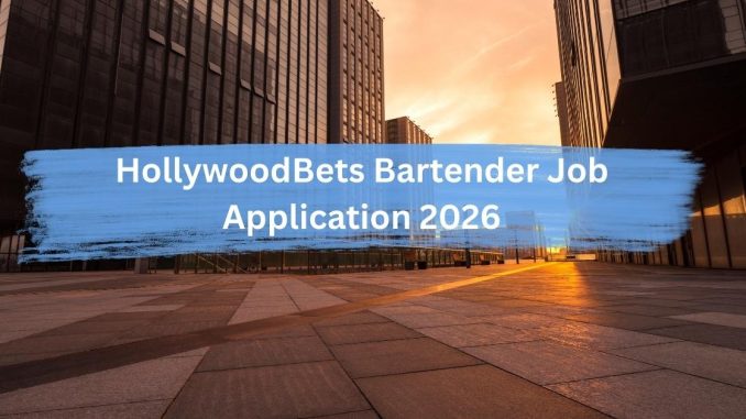 HollywoodBets bartender job Boksburg Gauteng