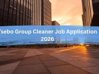 Tsebo Group Cleaner job Northern Cape
