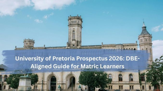 University of Pretoria campus with undergraduate students