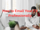 How to Email Your CV Professionally