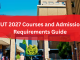 TUT 2027 courses and admission requirements guide for South African students