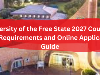 University of the Free State undergraduate prospectus 2027