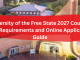 University of the Free State undergraduate prospectus 2027